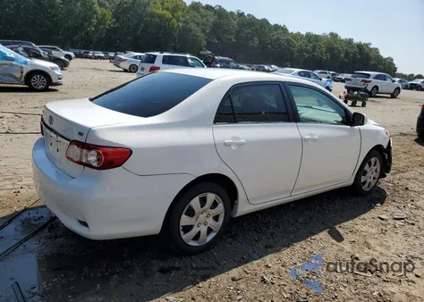 2013 Toyota Corolla Base from USA, damaged, VIN 2T1BU4EE1DC111273